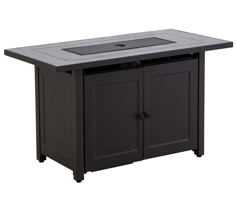 A302008600_44Inch_Propane_Gas_Fire_Pit_Table_Overall SUNJOY 44 Inch Propane Gas Fire Pit Table with Tile Tabletop & Lava Rocks