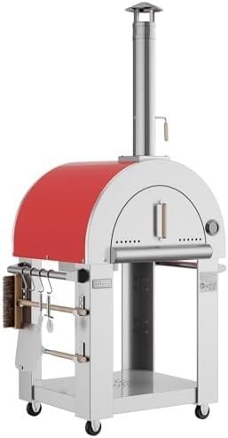 B0CWNTP4HV-0-1756320437436.jpg Empava Pizza Oven with Open Shelf and Wheels for Outdoor Kitchen