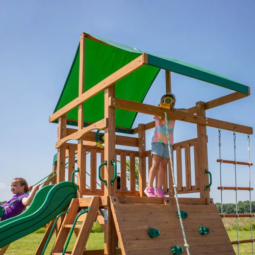 Grayson-Peak-Telescope Backyard Discovery Grayson Peak Swing Set