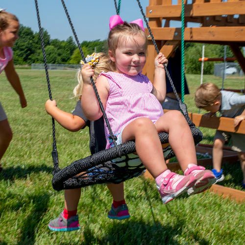 Grayson-Peak-Web-Swing Backyard Discovery Grayson Peak Swing Set