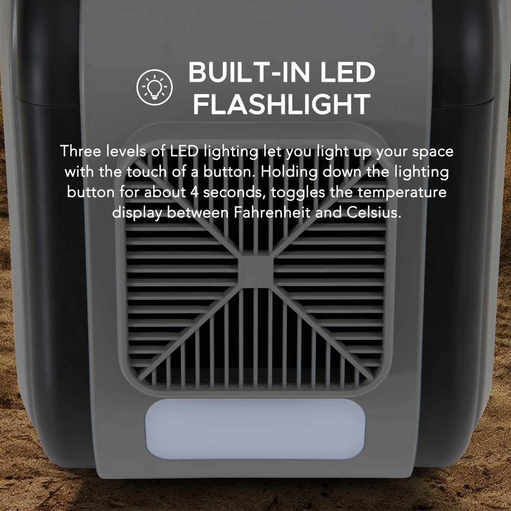 N101000101_N101900101_N101900201_Portable_Air_Conditioner_LED_Flashlight_b1180e7f-ab9f-41ea-a805-9305862716a9 SUNJOY IceCove Portable Air Conditioner with 1 Power Bank for Outdoor Tents and Indoors - Gray