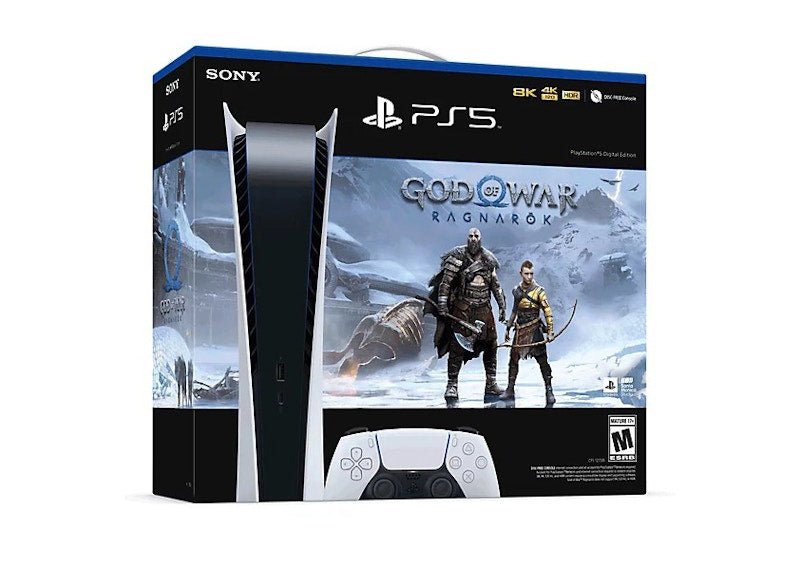 Sony-PlayStation-5-PS5-Digital-Edition-God-of-War-Ragnarok-JPN-Plug-Console-Bundle-CFIJ-10005 Sony PlayStation 5 PS5 Digital Edition God of War Ragnarök (JPN Plug) Console Bundle CFIJ-10005