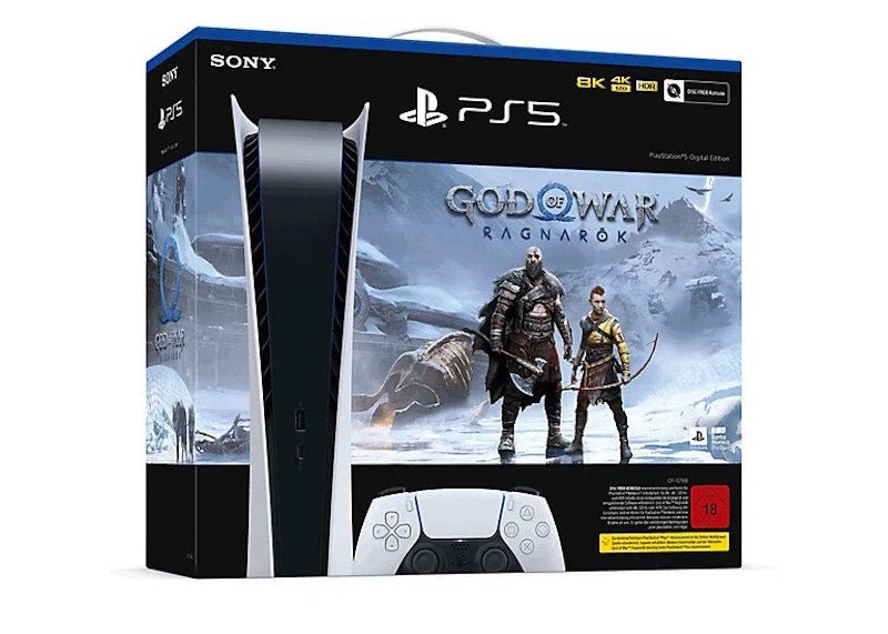 Sony-PlayStation-5-PS5-Digital-Edition-God-of-War-Ragnarok-UK-Plug-Console-Bundle Sony PlayStation 5 PS5 Digital Edition God of War Ragnarök (UK Plug) Console Bundle