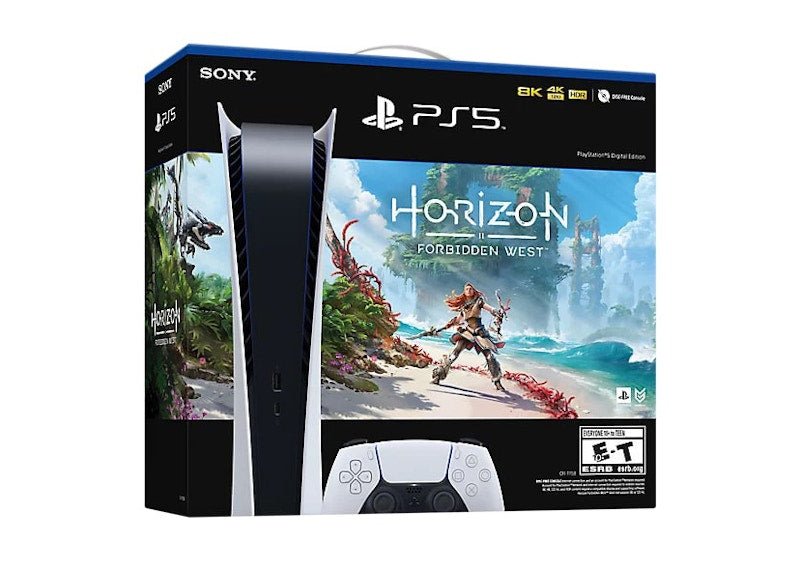Sony-PlayStation-5-PS5-Digital-Horizon-Forbidden-West-Console-Bundle-1000032114 Sony PlayStation 5 PS5 Digital Horizon Forbidden West Console Bundle (US Plug) 1000032114 / 1000032006