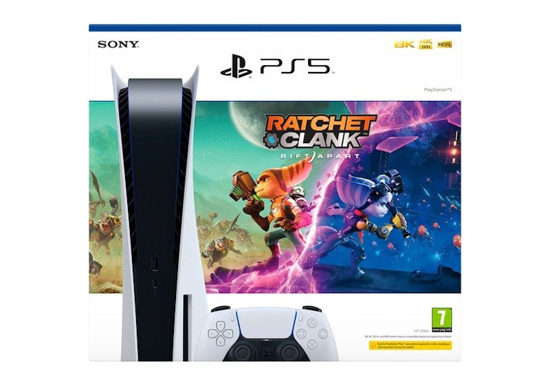 Sony-PlayStation-5-PS5-Ratchet-Clank-Rift-Apart-UK-Plug-Console-Bundle Sony PlayStation 5 PS5 Ratchet & Clank