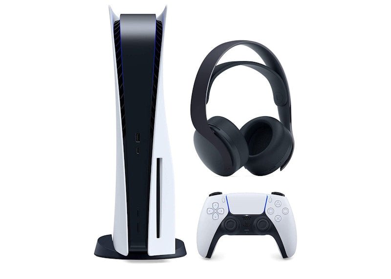 Sony-Playstation-5-PS5-Disc-Console-with-PULSE-3D-Wireless-Gaming-Headset-3005718-3006397-Black Sony Playstation 5 PS5 Disc Console with PULSE 3D Wireless Gaming Headset 3005718-3006397/3006634
