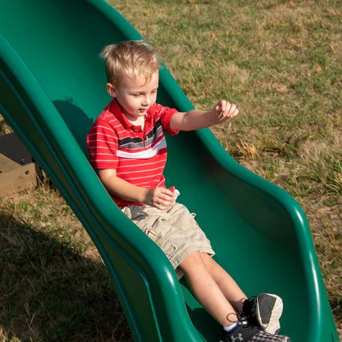 Tacoma-Falls-Wave-Slide Backyard Discovery Tacoma Falls Swing Set