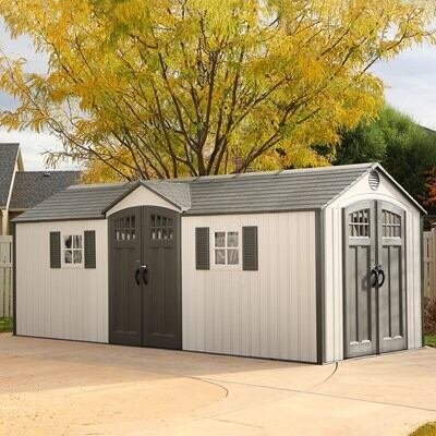 a139519c-7ea2-4bd2-a4c4-7c20b5942a87 Lifetime 20 Ft. x 8 Ft. Outdoor Storage Shed