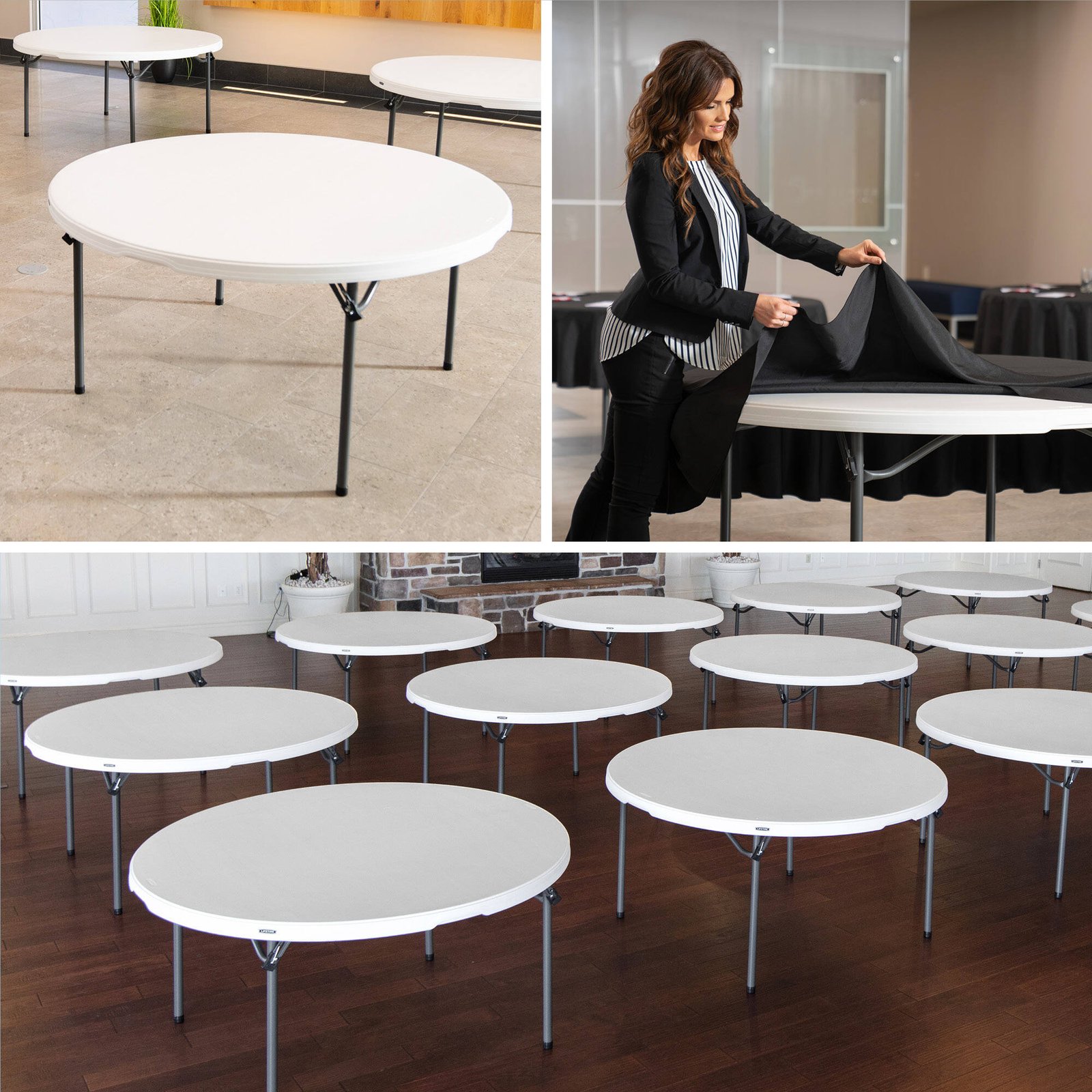 a3f8b0cf-1c99-41ba-af0c-be51677b24b3 Lifetime 60-Inch Round Stacking Tables (4) and Chair (32) Combo