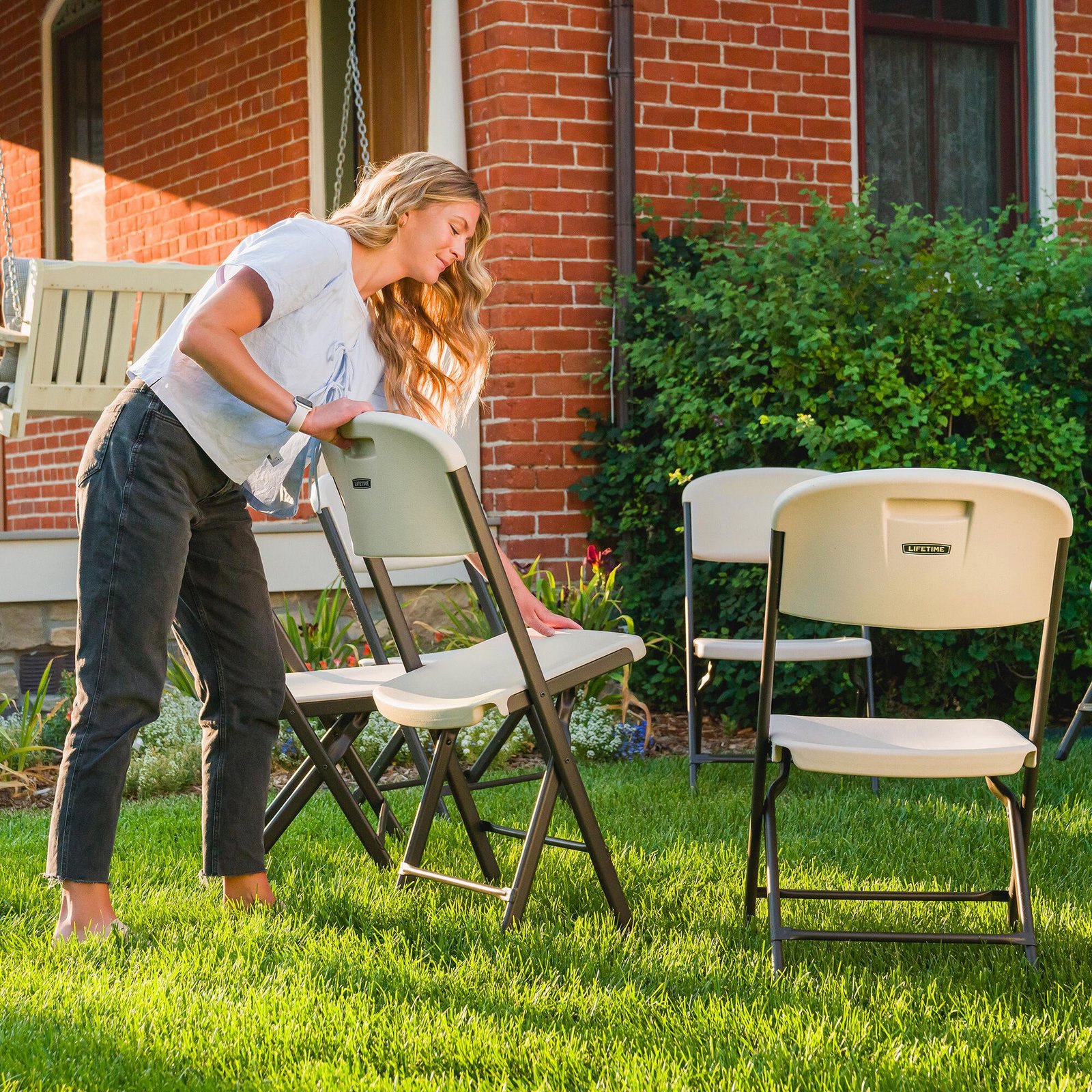 aff32c8c-ffcd-4cc0-bf25-92c598fa4518 Lifetime 2nd Generation Folding Chair (Commercial) - 4 Pack
