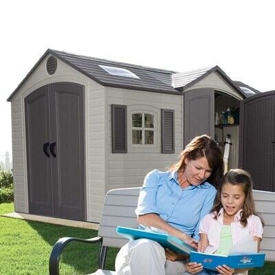 b6886a12-75cf-4ce1-9bf8-243856e47a12 Lifetime 15 Ft. x 8 Ft. Outdoor Storage Shed