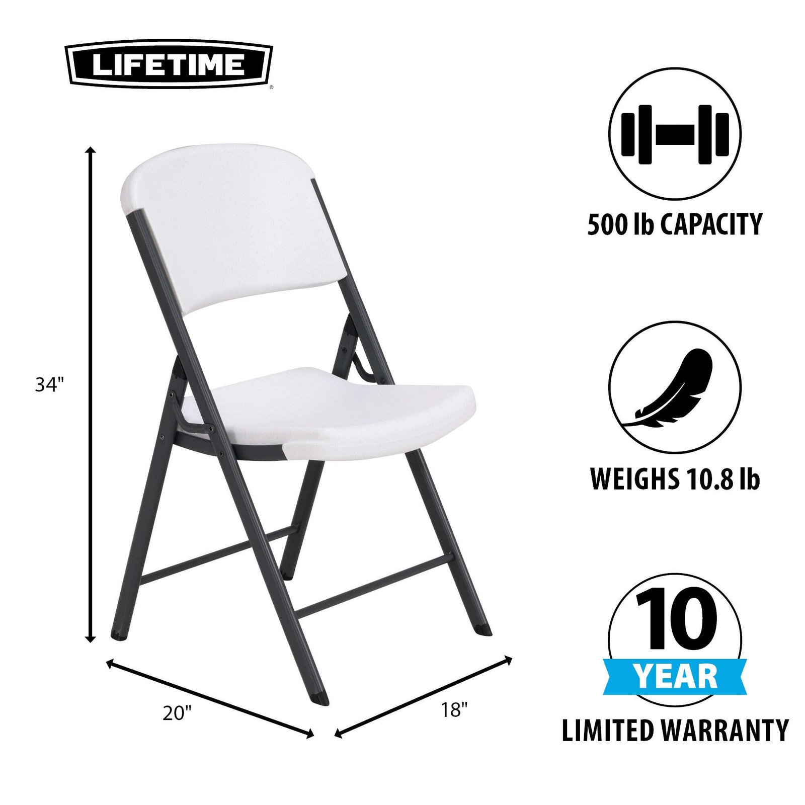 b719e124-2bd1-4be3-bcb5-811766e06031 Lifetime 72-Inch Round Tables (12) and Chairs Combo (120) - Commercial