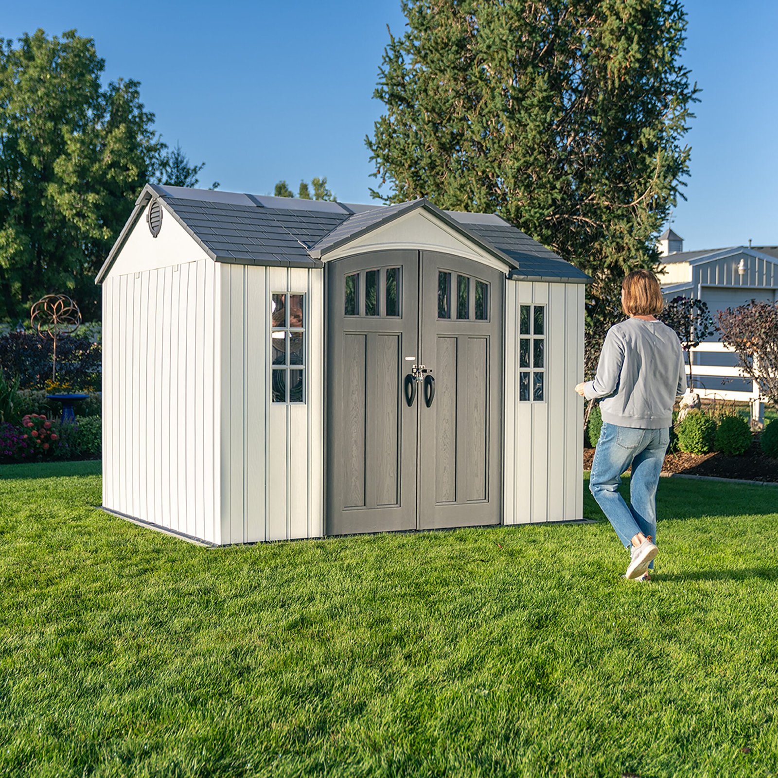bc99b68b-2939-4154-bc93-e8fe2933d041 Lifetime 10 Ft. X 8 Ft. Side Entry Outdoor Storage Shed
