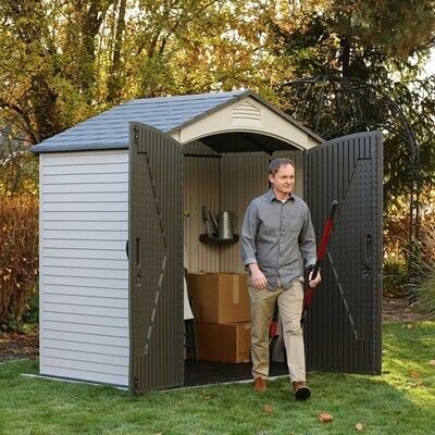 bfdbac50-41e4-4c62-9bec-6de2cfe2d47d Lifetime 7 Ft. x 4.5 Ft. Outdoor Storage Shed