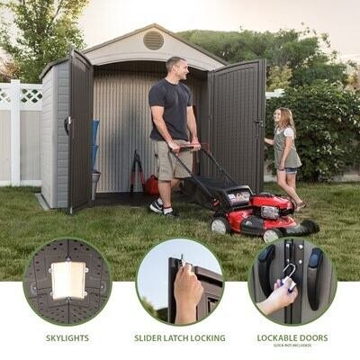 c9c0089e-9020-4aa5-8d27-2ad501463a5e Lifetime 8 Ft. x 5 Ft. Outdoor Storage Shed