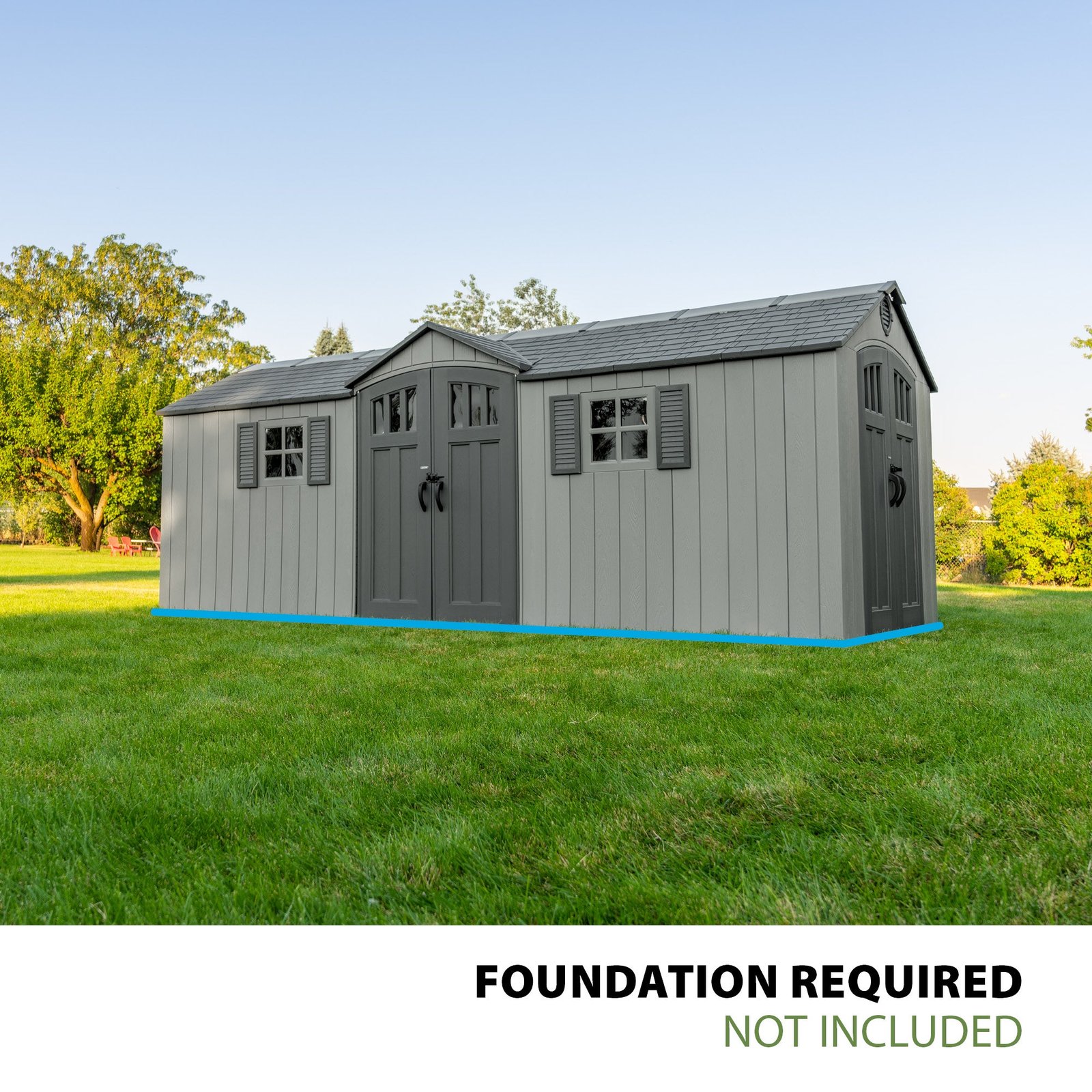 cad5ddd1-89e7-439e-88ea-513bad20528c Lifetime 20 x 8 Foot Outdoor Storage Shed
