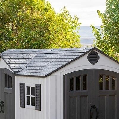 cf0edb51-c454-4c9f-b24e-30ec877cfa75 Lifetime 15-ft x 8-ft Dual Entry Outdoor Storage Shed