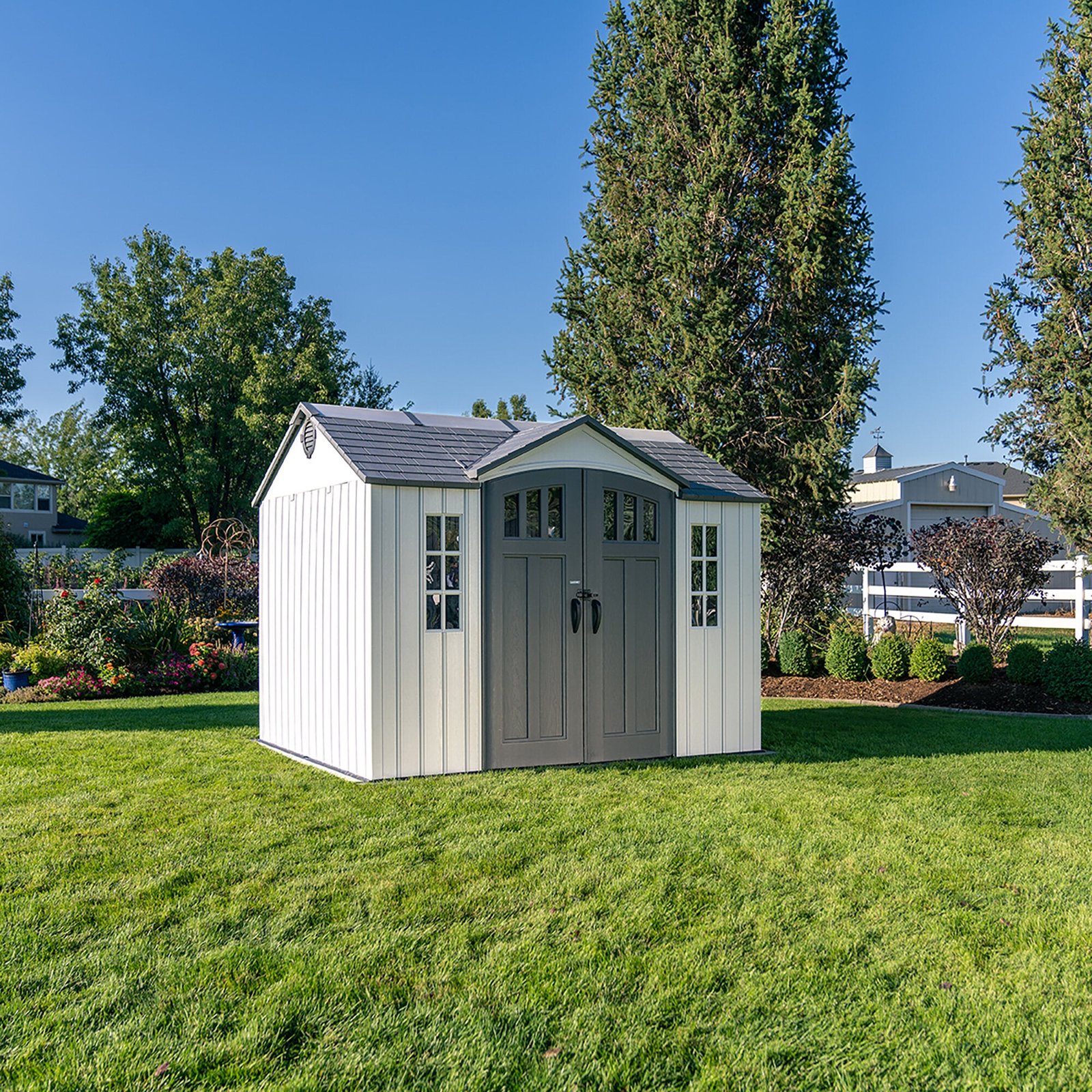 d09fea66-33a3-4385-bef8-04bcd91d8378 Lifetime 10 Ft. X 8 Ft. Side Entry Outdoor Storage Shed