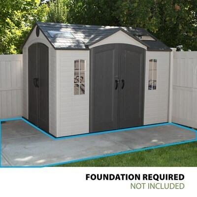 d1e94b76-4d42-4c95-bdf6-180f3487e0a3 Lifetime 10 Ft. x 8 Ft. Outdoor Storage Shed
