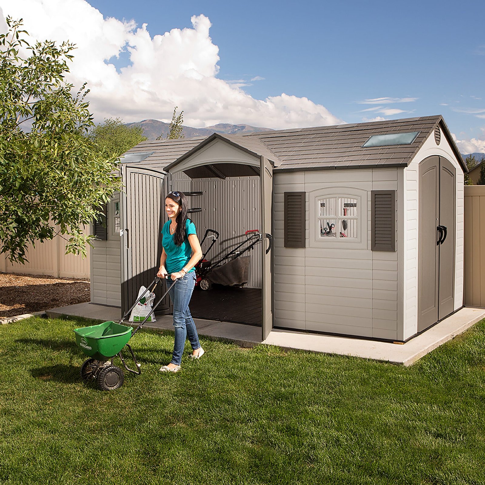d8119349-1e3c-491a-8124-53796f1125de Lifetime 15 Ft. x 8 Ft. Outdoor Storage Shed
