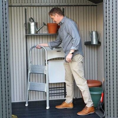 d9543f2e-3fa0-41be-ba87-dccbc9f57b6f Lifetime 7 Ft. x 4.5 Ft. Outdoor Storage Shed