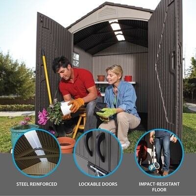 dccc8ce5-307f-4441-ab94-a589d4214859 Lifetime 7 Ft. x 7 Ft. Outdoor Storage Shed