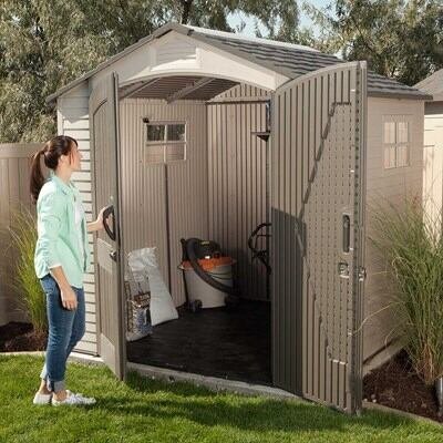 e3a7c201-4f67-4e97-8ff4-013752b4c760 Lifetime 7 Ft. x 7 Ft. Outdoor Storage Shed