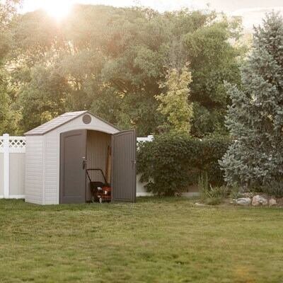 e88f5bf9-d76e-484a-a1f6-2b936c82bb82 Lifetime 8 Ft. x 5 Ft. Outdoor Storage Shed