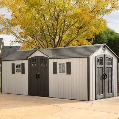 e8e0be76-0b35-43af-b799-37b5a3446d28 Lifetime 20 Ft. x 8 Ft. Outdoor Storage Shed