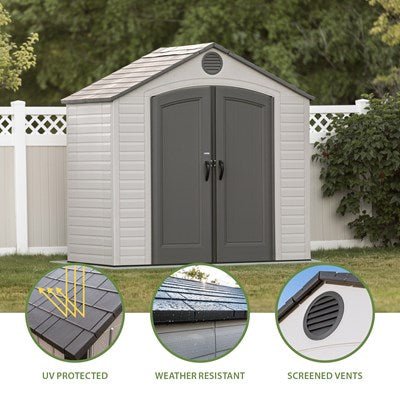 ea7f8b71-31c6-464d-92fb-1d945b8e32a4 Lifetime 8 Ft. x 5 Ft. Outdoor Storage Shed