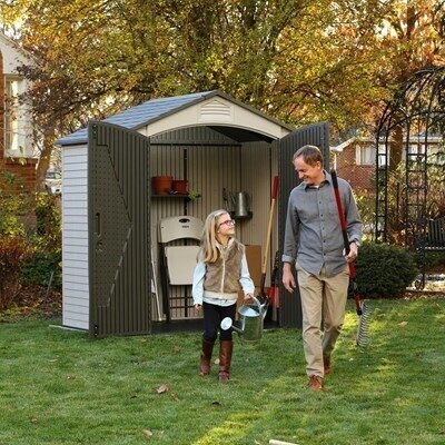 eb219381-cf6a-4467-a945-1fff7eed60cb Lifetime 7 Ft. x 4.5 Ft. Outdoor Storage Shed