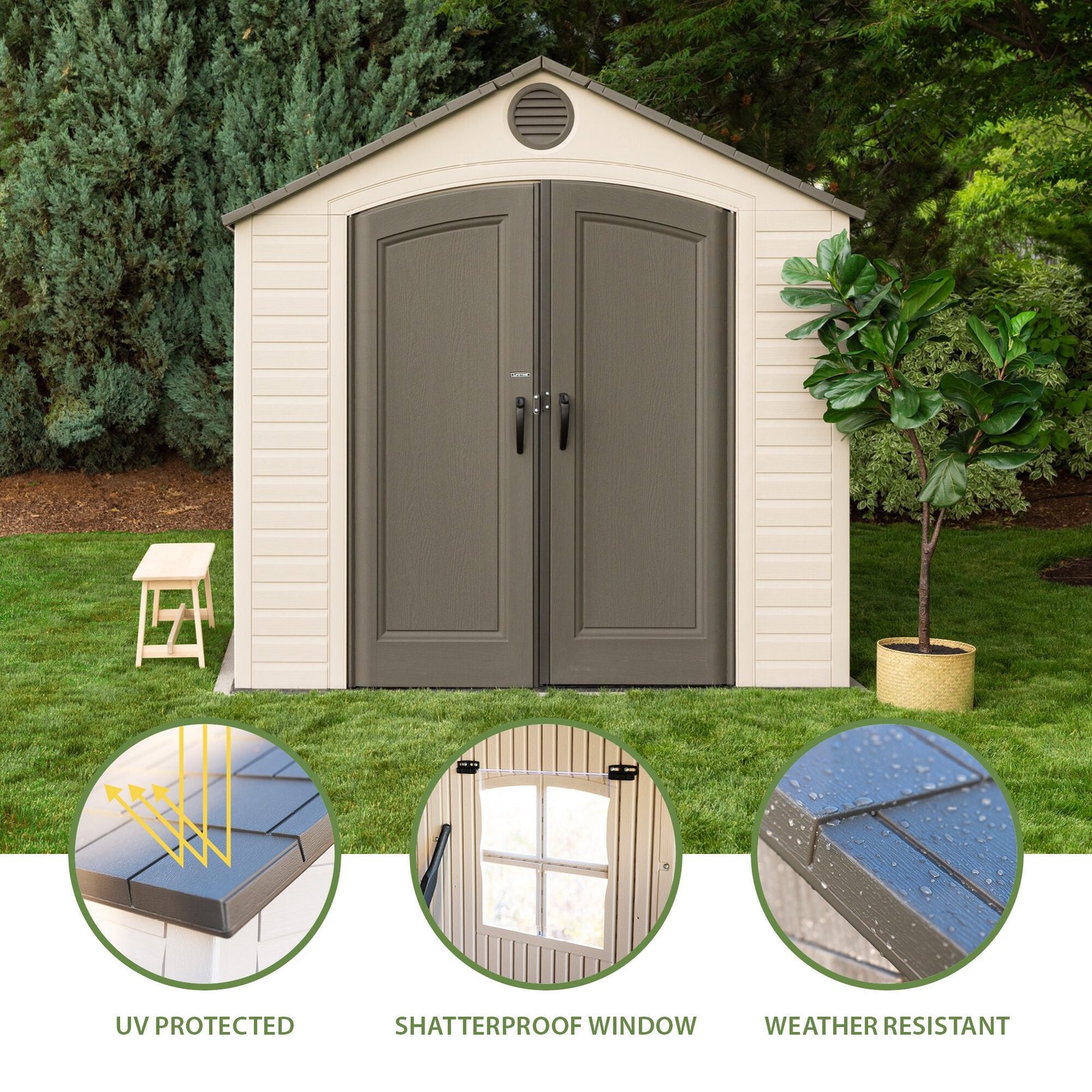ebdda933-4068-4406-92ca-1ce788639312 Lifetime 8 Ft. x 12.5 Ft. Outdoor Storage Shed