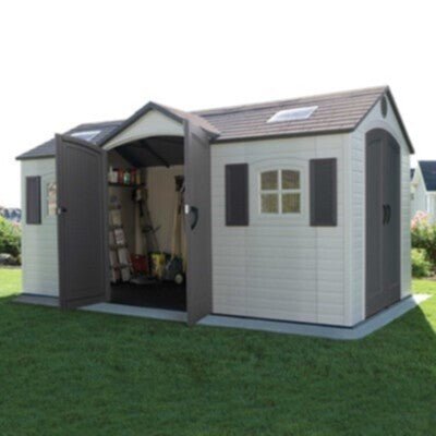ed0d26ee-fc3e-4d46-a05d-bf524354079b Lifetime 15 Ft. x 8 Ft. Outdoor Storage Shed