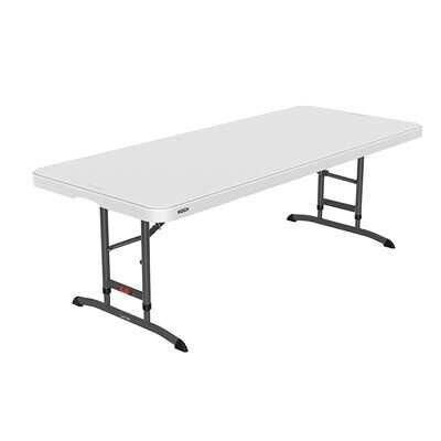 ee5ba9d1-bdd3-4ef1-a917-eb4e056fac20 Lifetime 6-Foot Adjustable Height Folding Nesting Table