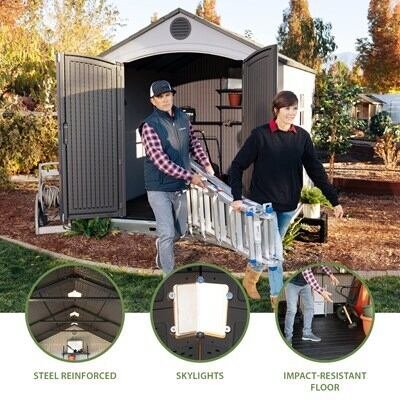 ee761c0c-86d8-4c5e-8870-bf42edf12ee9 Lifetime 8 Ft. x 12.5 Ft. Outdoor Storage Shed