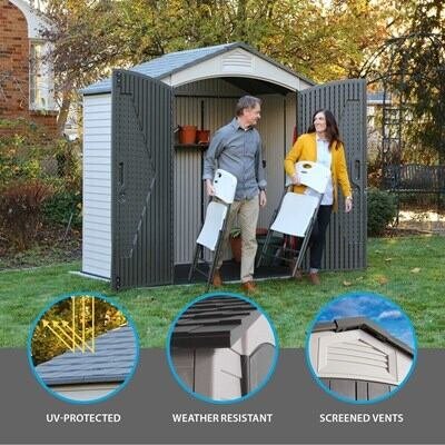 f50b8883-9587-49e1-985d-a0645ea96f6e Lifetime 7 Ft. x 4.5 Ft. Outdoor Storage Shed