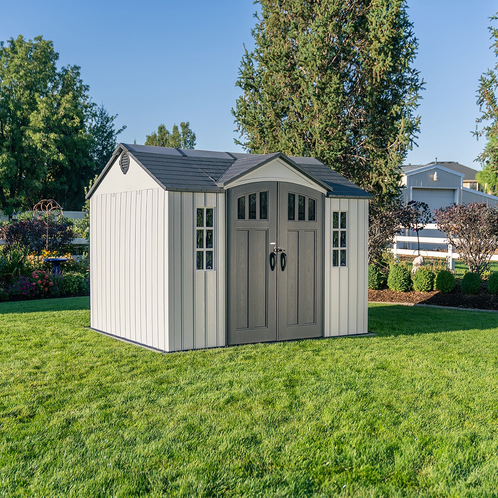 f567c4be-9783-436a-90d9-19cd74285c75 Lifetime 10 Ft. X 8 Ft. Side Entry Outdoor Storage Shed