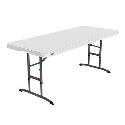 f955477b-0307-44e3-86bf-1f991b4740c5 Lifetime 6-Foot Adjustable Height Folding Nesting Table