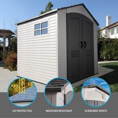 fd8d2718-cedc-42b1-b1f7-b5a31c8af317 Lifetime 7 Ft. x 7 Ft. Outdoor Storage Shed
