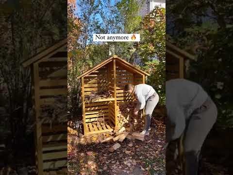 hqdefault_68dee8b6-894a-4260-b67c-80e9721e8736 SUNJOY Outdoor Cedar Firewood Storage Rack Shed with Asphalt Roof