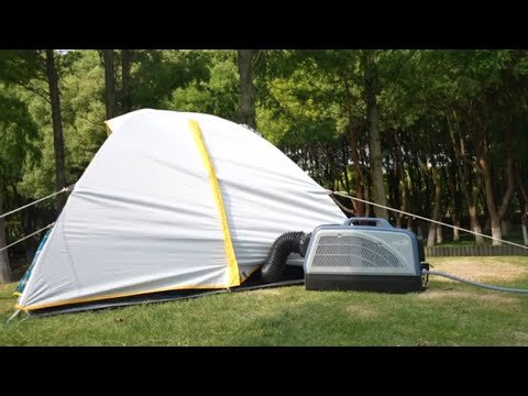 hqdefault_96c680c4-1f2d-4c27-ab7c-a0cbb6edd5fb SUNJOY IceCove Portable Air Conditioner with 1 Power Bank for Outdoor Tents and Indoors - Gray