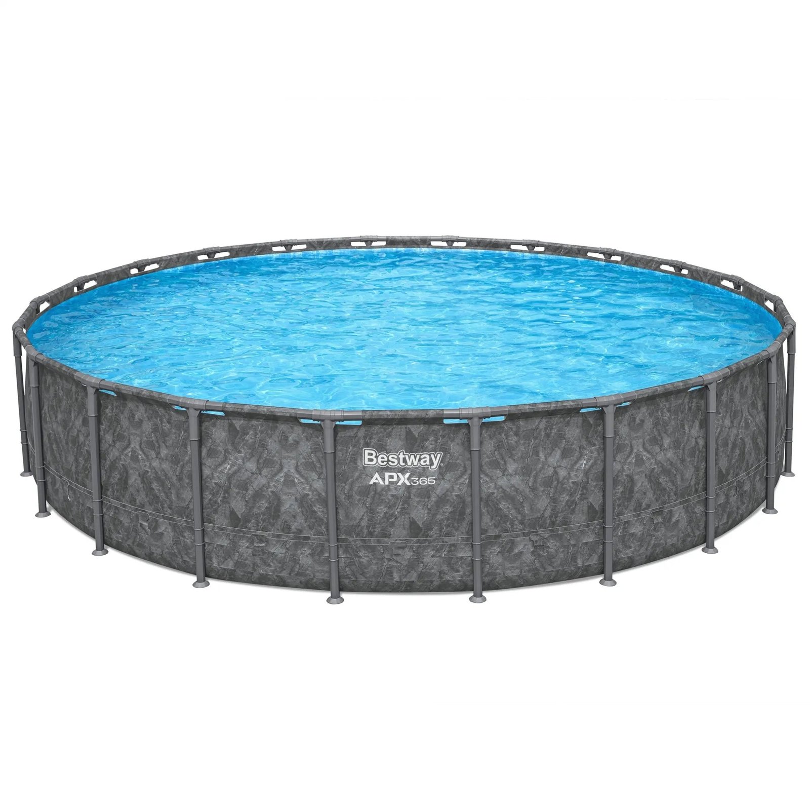 utdv3jyd4skaz23r9y1r_1 Bestway APX 365 22’x52″ Round Above Ground Swimming Pool Set with Pump and Ladder